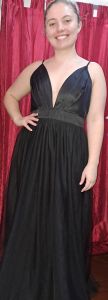 Adult Female Costumes to Hire - Kia Black Dress - S